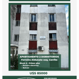 Apartamento 2 dormitorios